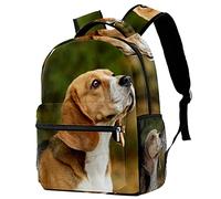 Lsjuee Beagle Dog Brown White Looking Up Sac à dos | Sac à dos, sacs à livres, idée cadeau d'anniversaire