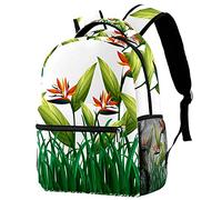 Lsjuee Beaucoup d'oiseaux de paradis fleurs dans la brousse sac à dos voyage d'école pour les étudiants randonnée en plein air Camping
