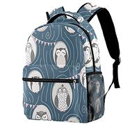 Lsjuee Business Laptop Backpack Outdoor Sports Rucksack Cute Vector Repeat School Sac à bandoulière pour garçon et fille