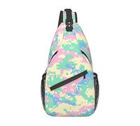 Lsjuee Camouflage Pixel Camo sacs à bandoulière femmes hommes croix poitrine sac réglable fronde sac à dos sac à bandoulière pour cyclisme voyage Sport randonnée