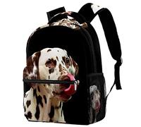 Lsjuee Dalmatiens Dog StickThe Tongue Sac à dos pour ordinateur portable Sacs à dos de voyage Cartable pour garçon et fille Étudiants Sac à dos