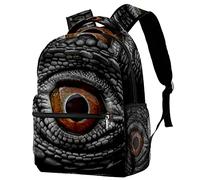 Lsjuee Dinosaur Eye Travel Laptop Backpack for Women Men, College School Bookbag Large Backpack Casual Daypack