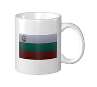 Lsjuee Drapeau de la Bulgarie effet tricot tasse à café 11 oz impression double face tasses tasse à thé pour un excellent cadeau bureau maison tasses à café