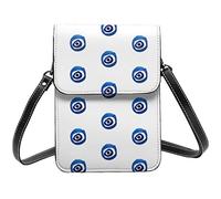 Lsjuee Evil Eyes cobaye Crossbody Sacs à main pour téléphone portable pour femme, cuir PU mignon imprimé petit portefeuille pour téléphone portable