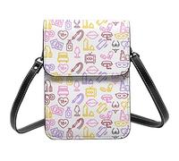 Lsjuee Intim ou Sex Shop sac à bandoulière bandoulière téléphone portable sac à main femmes Pu petit bandoulière portefeuille sac à main sac à bandoulière