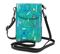 Lsjuee NurseTheme sac à bandoulière en cuir PU pour femme