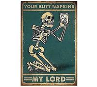 Lsjuee Plaque en métal pour salle de lavage Lazy Black Cat Plaque en métal pour décoration murale Affiche en métal rétro pour maison/salon/salle de bain/jardin Art Decor 40,6 x 30,5 cm