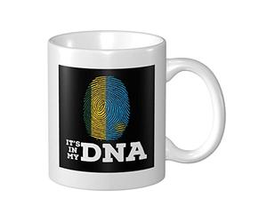 Lsjuee Rwanda It's in MyCoffee Mug 11 Oz Tasses à impression double face Tasse à thé pour un excellent cadeau Bureau Maison Tasses à café