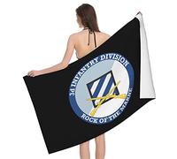Lsjuee Serviette de Bain en Microfibre 3ème Division d'infanterie Absorbant l'eau Serviette de Bain à séchage Rapide, pour la Plage, la Piscine, Le Camping