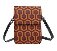 Lsjuee Shining Overlook Beautiful Tower Paris Crossbody Sacs à main pour téléphone portable pour femme, cuir PU mignon imprimé petit portefeuille pour téléphone portable