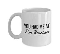 Lsjuee Tasse russe - Vous m'avez eu à je suis russe - Tasse à café Russie - Cadeau Russie