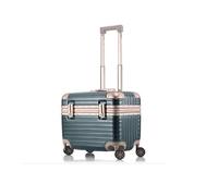 lskdnrufh Boîte de Maquillage de 45,7 cm, boîte de Rangement de Voyage, boîte à Outils en métal for la Maison, Valise de Photographie, Valise de Capitaine, boîte à Outils Portable d'extérieur(Green)