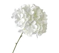 lskdnrufh Hydrangea Artificial Flowers - Realistic Single 25 in Long Stem Fake Silk Bouquets for Party Wedding Centerpieces Home Office Decor(White)
