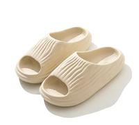 lskdnrufh Sandales Chaussons d'extérieur antidérapants à semelles épaisses Eva for hommes et femmes, à porter à la maison Sandales Femmes(Beige,36-37)