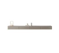 lskdnrufh Support TV flottant simple, console de divertissement murale avec tiroirs extensibles pour téléviseur, home cinéma