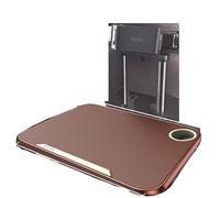 LSKJA Plateaux de Voiture Pliables pour Volkswagen CC/Jetta/Lupo/Sharan/Vento Manger | Plateau d'appui-tête de siège arrière Multifonction avec rainure,C Brown