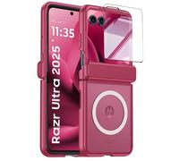 LSKOZU Coque pour Motorola Razr 60 Ultra, Légère Et Résistante Aux Chocs avec Une Finition Mate, Une Protection De Charnière, Un Protecteur D'écran Intégré, Compatible avec La Charge sans Fil