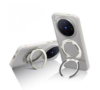 LSKOZU Coque pour Vivo X300 Pro, Support À Anneau Rotatif À 360 °, Étui De Protection Léger Et Résistant Aux Chocs, Compatible avec Le Chargement sans Fil (Beige,pour X300 Pro)