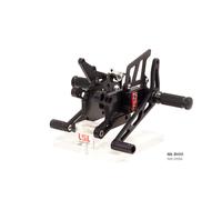 LSL 2-slide footrest system CBR600RR 07-, Racing/Reversing, racing only, noir
