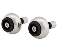LSL Crash Balls Embouts de guidon Classic CLASSIQUE, ACIER, CHROME