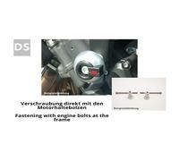 LSL CRASH PAD® GSX-R 1000, 07-08 Kit de montage, argent