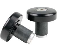 LSL Flat Caps Embouts De Guidon LSL FLAT CAPS,NOIR,ACIER