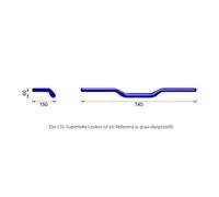 LSL X-Bar guidon Superbike XN1, bleu, bleu