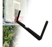 LSMDPT Protections pour poteaux de Basket Bande De Protection De Panneau De Basket-Ball en Verre Rouge/Bleu, Systèmes De Rembourrage Intérieur/extérieur, Bande Anti-Collision(Black,Pack of 1)