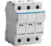 LSN503 Porte-fusible 3P cylindrique 10X38MM