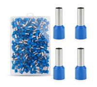 Lsnisni 200 Pièces Cosse a Sertir 16mm²x12mm, Embouts de Câble Isolés Connecteurs de Bornes à Fil, Âme Cuivrée à Haute Conductivité, Kits Bornes et kits pour Automobiles Électriciens（Bleu）