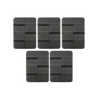 LSNNMU 5pcs Black Foam Folding Cushion Beach Camping Portable Mats Outdoor Waterproof Small Picnic Pad pour Camping