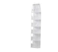 LSNNMU Armoire Murale Suspendue, Sacs de Finition Suspendus au-Dessus la Porte, Organisateur Rangement for Placard, vêtements, Jouets pour Tements Rangement(White 6-Layer)