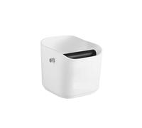 LSNNMU Boîte à café carrée de 1,2 l, 2 pièces, avec Barre de Frappe Amovible, Accessoires Barista for la Maison(White 1.2L)