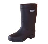 LSNNMU Bottes De Pluie Pour Adultes Bottes de pluie imperméables for femmes, chaussures protection, bottes travail portables et tendance, for voyages, randonnée, camping en plein air(Black,38)