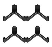LSNNMU Crochets Pour Outils Pour Abri De Jardin 4 Pcs Shed Tool Hook Plastic Storage Double Head Hanger Shovel Power Organization Home