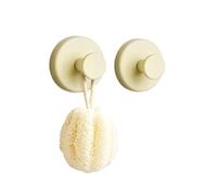 LSNNMU Lot de 10 crochets à ventouse puissants for salle bain, porte-serviettes étanche, en polypropylène réutilisable, for suspendre les peignoirs Pour Cuisine(Yellow)