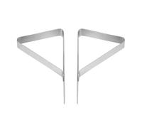LSNNMU Paquet de 8 Pinces Couverture Table Support Nappe d'acier Inoxydable for la Maison/chapiteaux/Mariage/fête/Pique-Nique pour Tables
