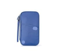 LSNNMU Portefeuille de Voyage for Passeport Familial, étui à Documents étanche, Organisateur d'accessoires de Voyage, Housse de Protection for Documents, Porte-Cartes(Blue)