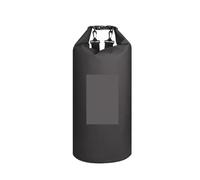 LSNNMU Sac Étanche Sac Sec étanche en PVC for l'extérieur, Rangement Pliable for plongée Plein air, for Hommes et Femmes, Plage, Natation, BaRafting, océan(Black,20L)