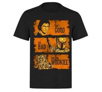 LSNUO The-Good-The-Bad-The-Wookie-Han-Solo-Movie-Ph367-Black-T-Shirt
