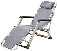Lsoiup Chaise Pliante zéro gravité pour Sieste au Bureau, chaises Longues pour Femmes Enceintes et Personnes âgées, Chaise de Camping inclinable d'extérieur
