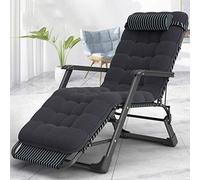 Lsoiup Chaises Longues à gravité zéro de Grande Taille, chaises Longues à Bascule pour Jardin et Plage