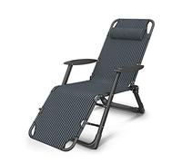 Lsoiup Chaises Textoline Zero Gravity à Cadre en Acier, chaises Longues inclinables Ultra-Pliantes