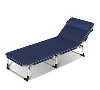Lsoiup Fauteuil inclinable Extra Large - Chaise Longue Pliable avec Support Lombaire, Chaise de Patio extérieure Robuste