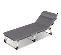 Lsoiup Fauteuil inclinable Extra Large - Chaise Longue Pliable avec Support Lombaire, Chaise de Patio extérieure Robuste