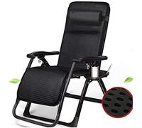Lsoiup Fauteuil inclinable Pliable et réglable, Chaise Longue de Jardin Confortable et relaxante