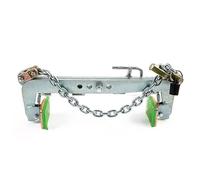 LSOPCYE Pince Levage Pierre Robuste avec chaîne, capacité Levage 1800 kg/3968 LB, Ouverture réglable, Pinces de Levage de Pierre, avec Protection en Caoutchouc(12in/300kg/661lb)