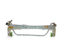 LSOPCYE Pince Levage Pierre Robuste avec chaîne, capacité Levage 1800 kg/3968 LB, Ouverture réglable, Pinces de Levage de Pierre, avec Protection en Caoutchouc(32in/1125kg/2485lb)