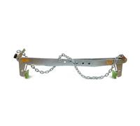 LSOPCYE Pince Levage Pierre Robuste avec chaîne, capacité Levage 1800 kg/3968 LB, Ouverture réglable, Pinces de Levage de Pierre, avec Protection en Caoutchouc(42in/1500kg/3306lb)