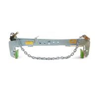 LSOPCYE Pince Levage Pierre Robuste avec chaîne, capacité Levage 1800 kg/3968 LB, Ouverture réglable, Pinces de Levage de Pierre, avec Protection en Caoutchouc(28in/500kg/1102lb)